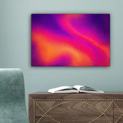 Abstract - Patroon - Kleurverloop canvas 2cm klein -sfeer4
