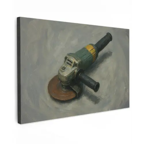 Haakse slijper - Schilderij - Gereedschap canvas 2cm klein -z3d