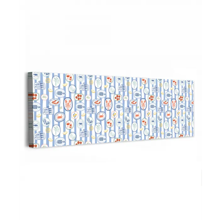 Zee - Sfeer - Kreeft - Oester canvas 2cm klein 828 -z3d
