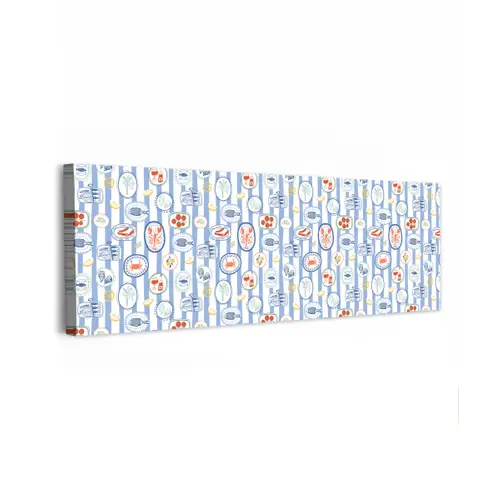 Zee - Sfeer - Kreeft - Oester canvas 2cm klein 828 -z3d