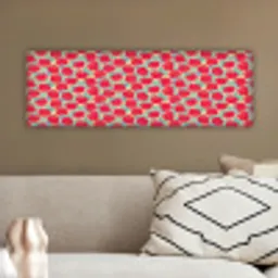 Appels - Rood - Stippen canvas 2cm klein 828 -sfeer3
