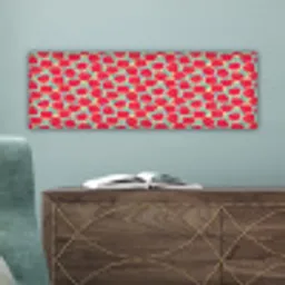 Appels - Rood - Stippen canvas 2cm klein 828 -sfeer4