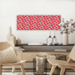 Appels - Rood - Stippen canvas 2cm klein 828 -sfeer6