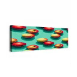 Appels - Water - Turquoise canvas 2cm klein 828 -z3d