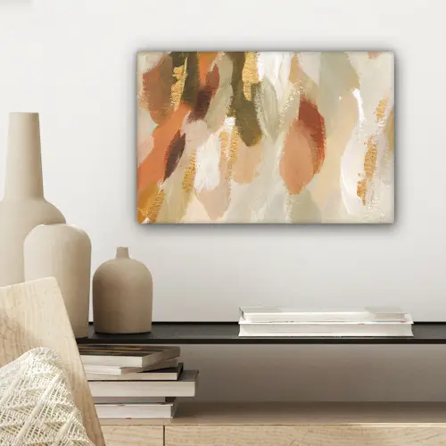 Kunst - Verf - Rood canvas 2cm klein -sfeer6