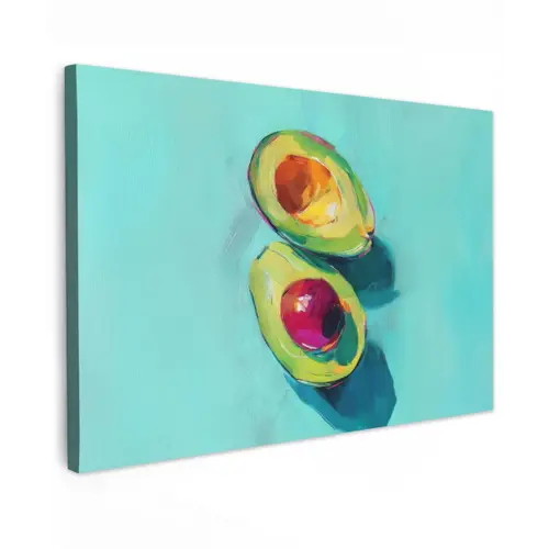 Avocado - Groen - Pit - Schaduw canvas 2cm klein -z3d