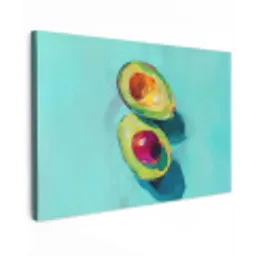 Avocado - Groen - Pit - Schaduw canvas 2cm klein -z3d