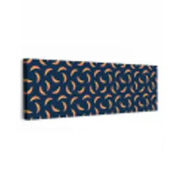 Banaan - Tropisch - Blauw - Patroon canvas 2cm klein 828 -z3d