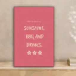 BBQ - Quote - Roze - Zomer canvas 2cm klein -sfeer1