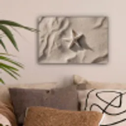 Strand - Zeester - Zand - Beige canvas 2cm klein -sfeer1