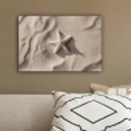 Strand - Zeester - Zand - Beige canvas 2cm klein -sfeer3