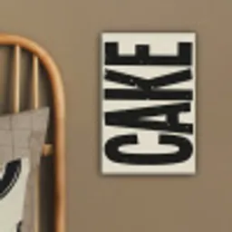 Beige - Japandi - Cake - Decoratie canvas 2cm klein -sfeer3
