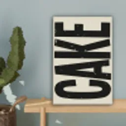 Beige - Japandi - Cake - Decoratie canvas 2cm klein -sfeer4