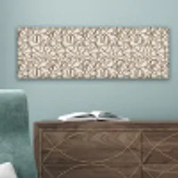 Beige - Lijnen - Donkerbruin canvas 2cm klein 828 -sfeer4