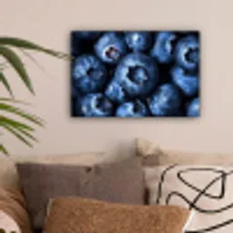 Bessen - Blauw - Fruit canvas 2cm klein -sfeer1