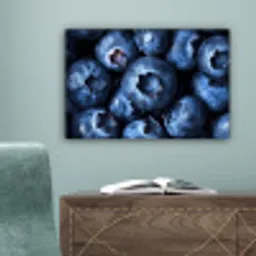 Bessen - Blauw - Fruit canvas 2cm klein -sfeer4