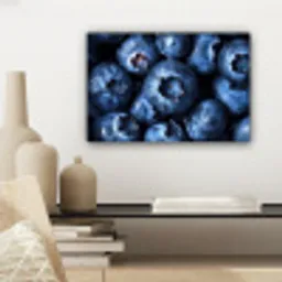 Bessen - Blauw - Fruit canvas 2cm klein -sfeer6