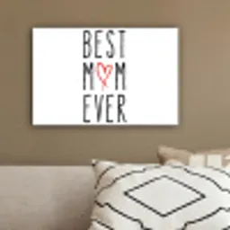Best mom ever - Spreuken - Mama - Quotes canvas 2cm klein -sfeer3