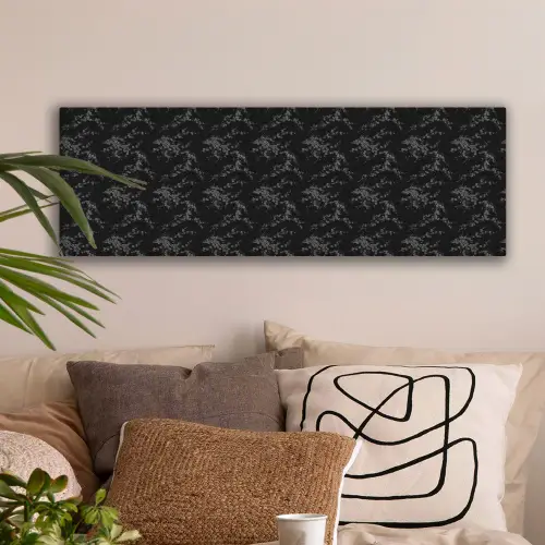 Zwart - Bloesem - Grijs canvas 2cm klein 828 -sfeer1