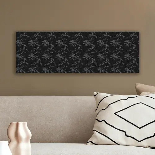 Zwart - Bloesem - Grijs canvas 2cm klein 828 -sfeer3