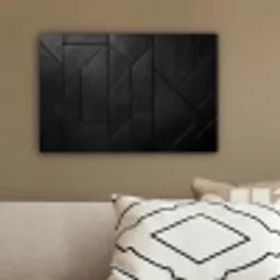 Zwart - Geometrisch - Tegeltjes canvas 2cm klein -sfeer3
