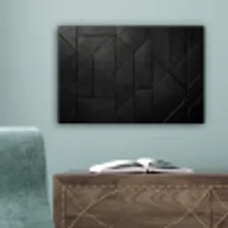 Zwart - Geometrisch - Tegeltjes canvas 2cm klein -sfeer4