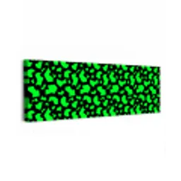Zwart - Neon - Groen - Patroon canvas 2cm klein 828 -z3d
