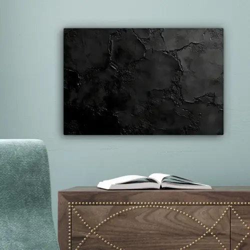 Zwart - Verf canvas 2cm klein -sfeer4