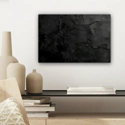 Zwart - Verf canvas 2cm klein -sfeer6
