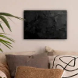 Zwart - Verf canvas 2cm klein -sfeer1