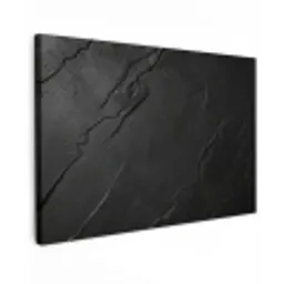 Zwart - Steen - Beton canvas 2cm klein -z3d