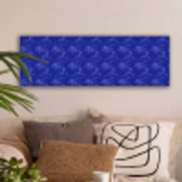 Bloesem - Bloemen - Blauw canvas 2cm klein 828 -sfeer1