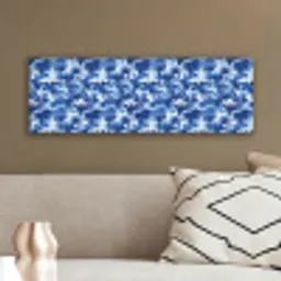 Blauw - Camouflage - Golvend canvas 2cm klein 828 -sfeer3