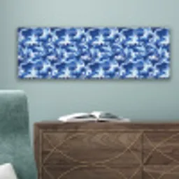 Blauw - Camouflage - Golvend canvas 2cm klein 828 -sfeer4