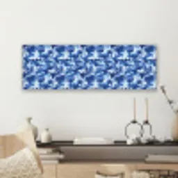 Blauw - Camouflage - Golvend canvas 2cm klein 828 -sfeer6