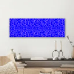 Blauw - Lijnen - Roze - Abstract canvas 2cm klein 828 -sfeer6