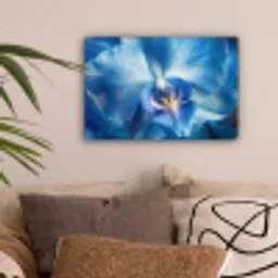 Blauw - Orchidee - Elegeant canvas 2cm klein -sfeer1
