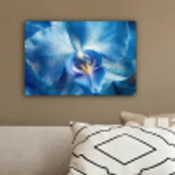 Blauw - Orchidee - Elegeant canvas 2cm klein -sfeer3
