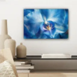 Blauw - Orchidee - Elegeant canvas 2cm klein -sfeer6