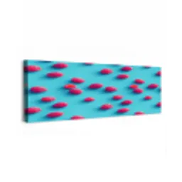Blauw - Frambozen - Roze canvas 2cm klein 828 -z3d