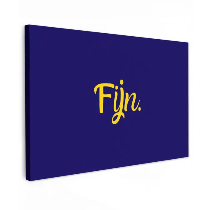 Blauw - Geel - Fijn canvas 2cm klein -z3d