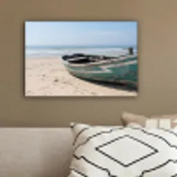 Boot - Zandstrand - Zee canvas 2cm klein -sfeer3