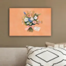 Boeket - Strikje - Quote canvas 2cm klein -sfeer3