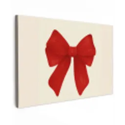 Strik - Symmetrisch - Rood - Lint canvas 2cm klein -z3d