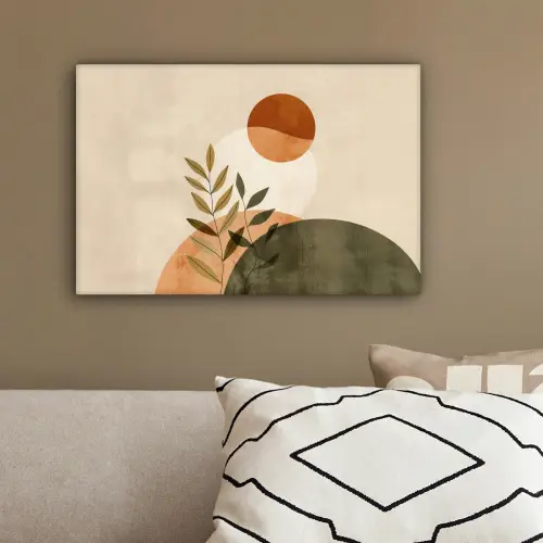 Takken - Vormen - Abstract canvas 2cm klein -sfeer3