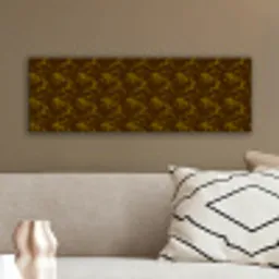 Bruin - Bloemen - Goud canvas 2cm klein 828 -sfeer3