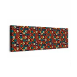 Bruin - Retro - Disco - Patroon canvas 2cm klein 828 -z3d