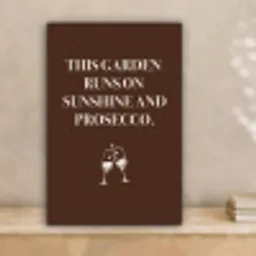 Bruin - Zomer - Quote - Drinken canvas 2cm klein -sfeer1