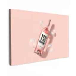 Bubbels - Rosé - Roze canvas 2cm klein -z3d
