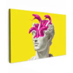 Buste - Slangen - Geel canvas 2cm klein -z3d